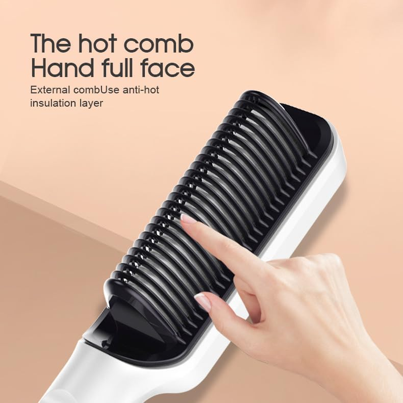 Tootoo Negative Ion Hair Straightener Styling Comb (Black)