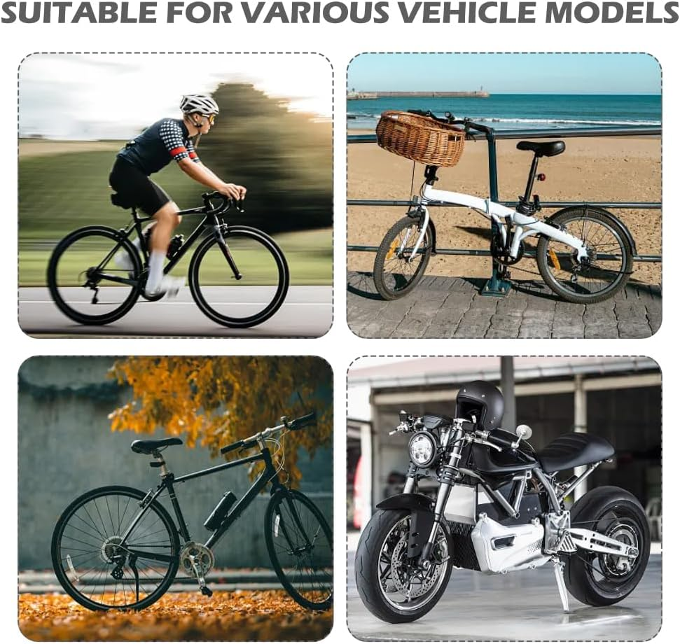 1 Pair Bike Rear Pedals, Mini Folding Bicycle Pegs, Aluminium Alloy Non-Slip Bicycle Footrests, Quick Release Foot Plates Pedals, Rear Seat Footrest Pedal for Mountain Bikes E-Bike image number 2