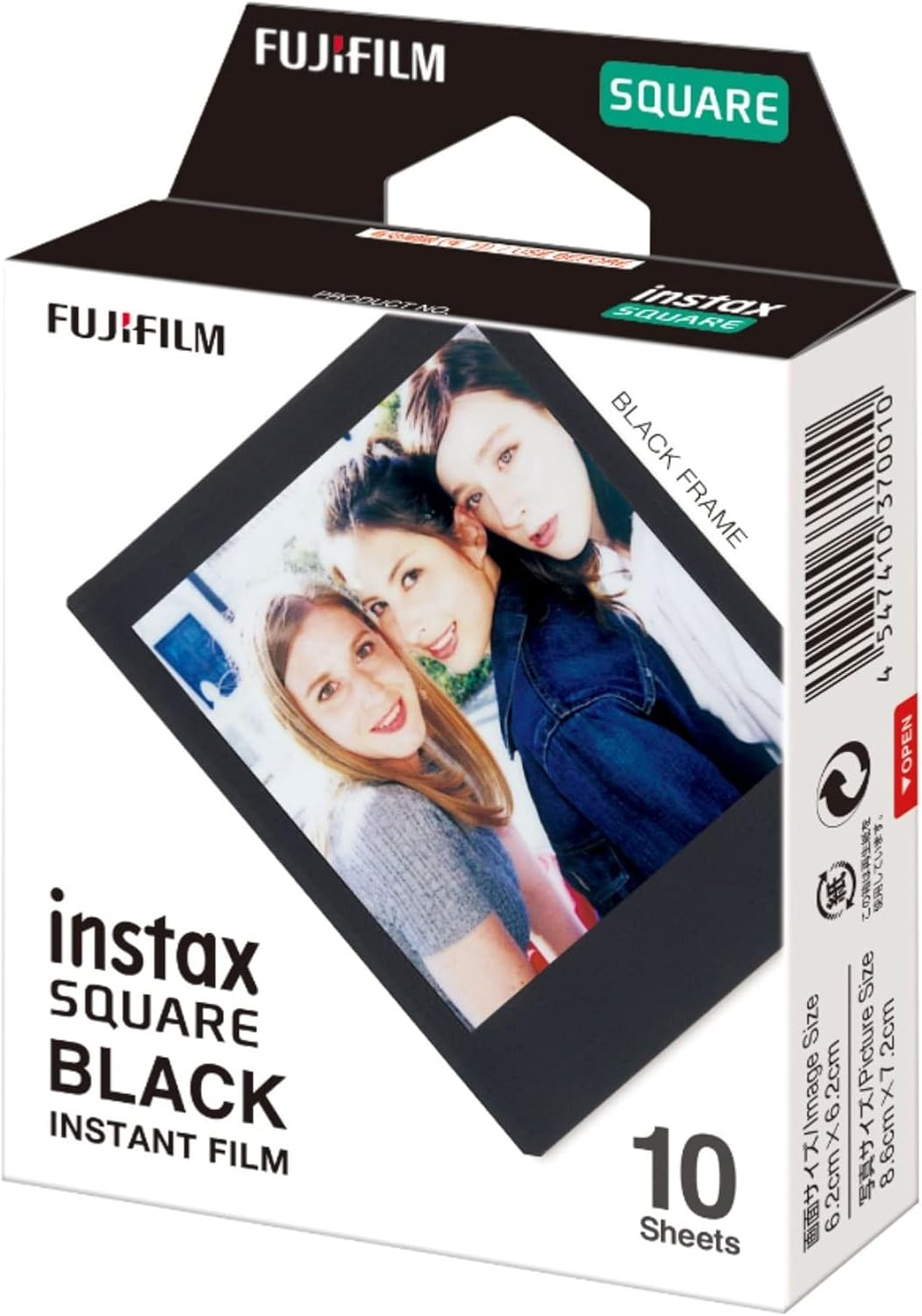 Instax Fujifilm Square Film, White 40 Pack