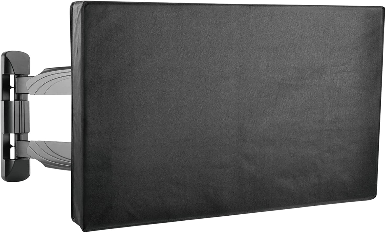 Outdoor TV Cover Waterproof UV Dustproof for Patio Flat Television Cover - Display Screen Protector outside LED LCD OLED HD Screens Tvs Weatherproof Fits 46" 47" 48" Inch (Black), (46" - 48" Inch) image number 3