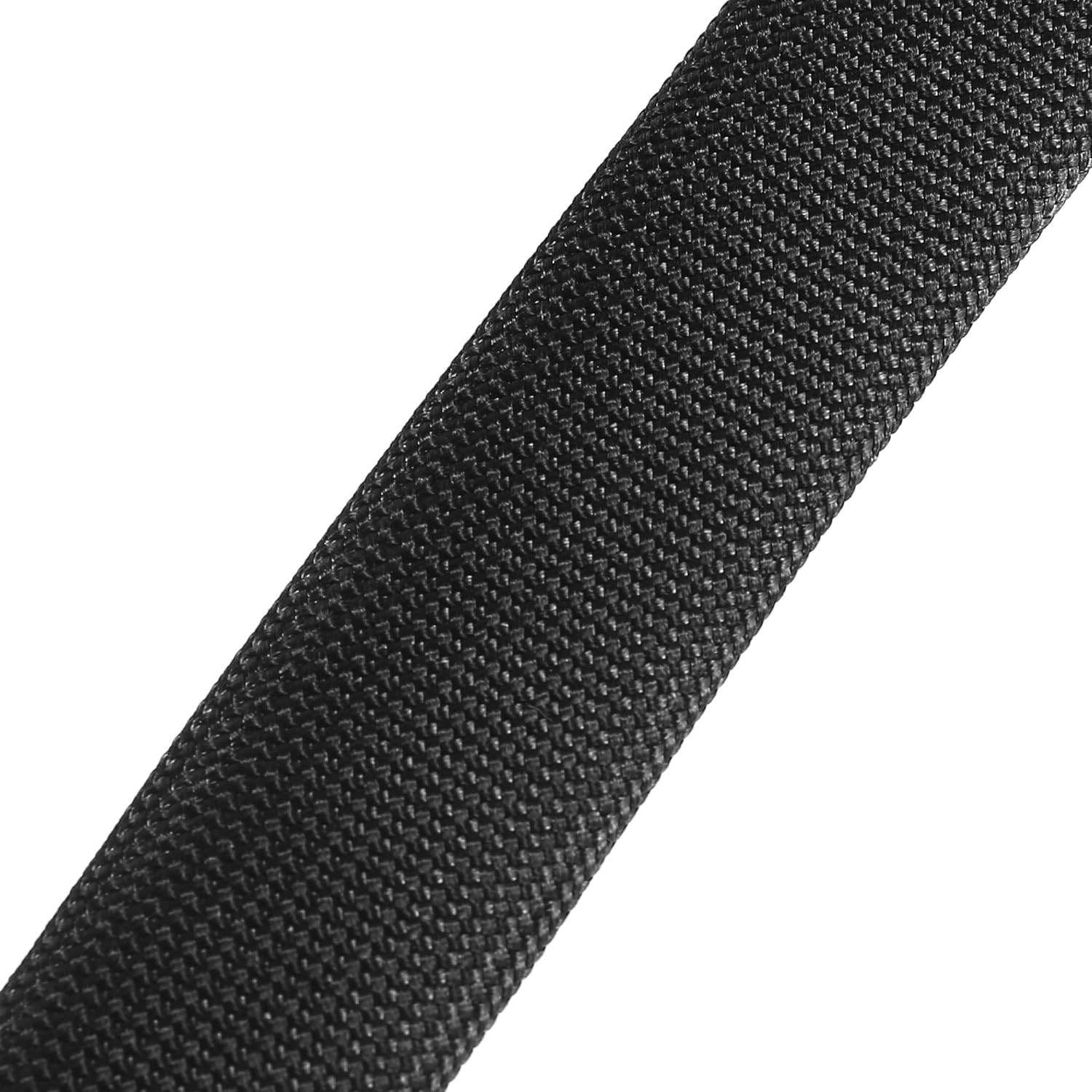 X AUTOHAUX Fiberglass Heat Wire Shield Sleeve Heat High Temp Shield Adjustable Heat Shield 3.2Ft 25Mm 1" Black for Car Wire Loom Protection
