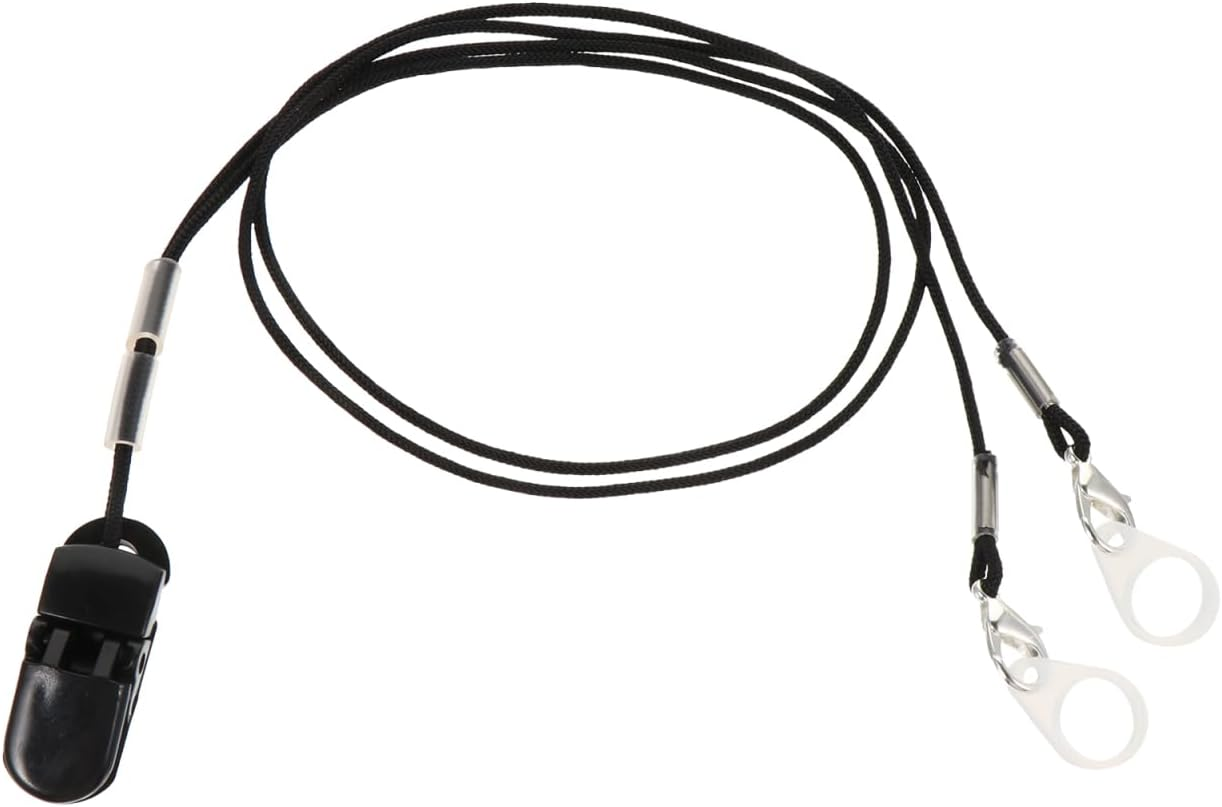 Ipetboom Hearing Aid Strap Protector, Adjustable Bte Hearing Aid Cord Cover Anti-Lossing Lanyard for Seniors Kids Comfortable Sweat-Resistant Accessory