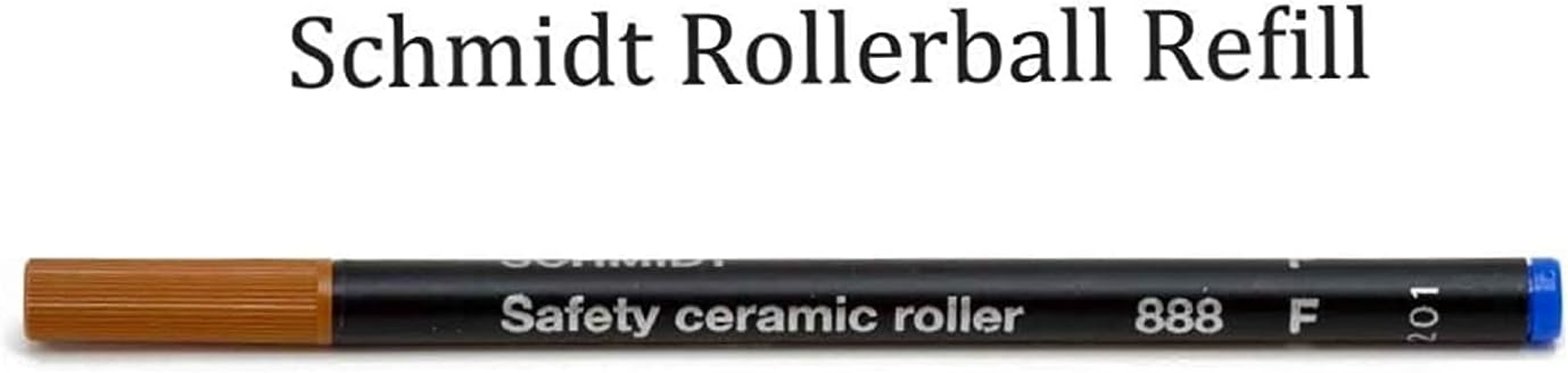 Safety Ceramic 888 Rollerball Fine Tip Refill (Blue Fine Refill (Pack of 4)