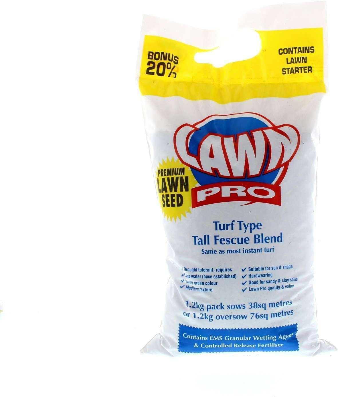 Turf Type Tall Fescue Blend Grass Seed 1.2Kg Sows 38Sqm Hardwearing image number 5