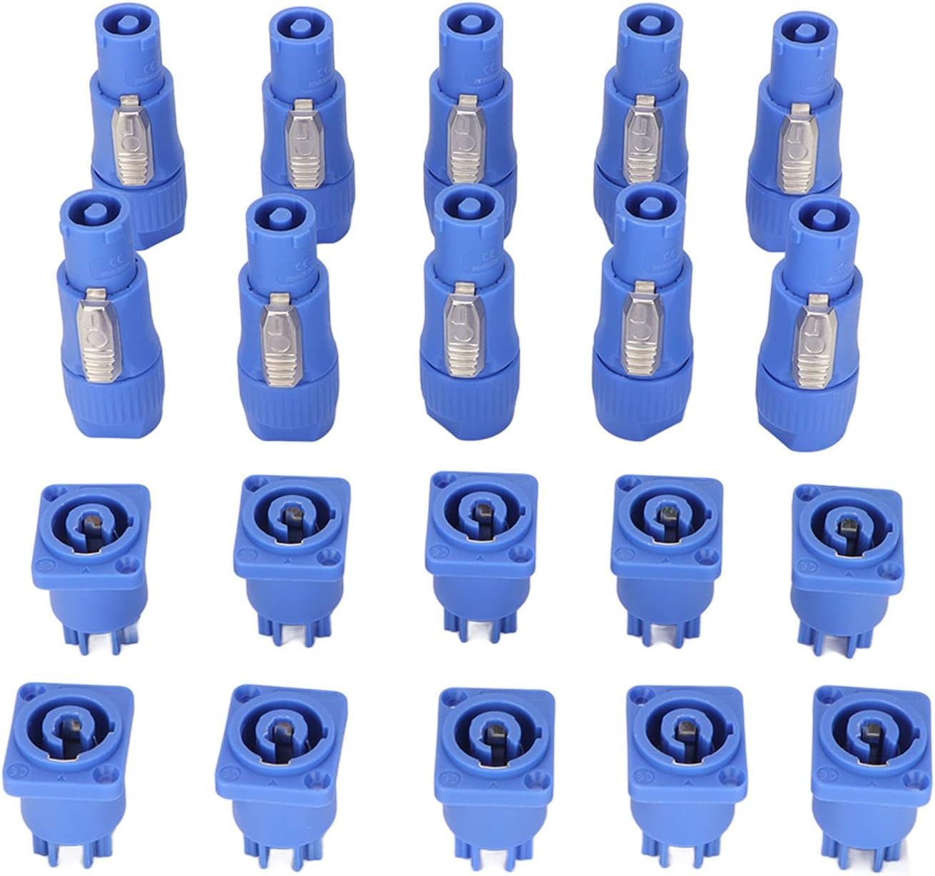 20A Professional Stage Light Power Cable Plug, 3 Pin Aviation Connector, Safety Assurance, Material, for Beam Lights image number 4