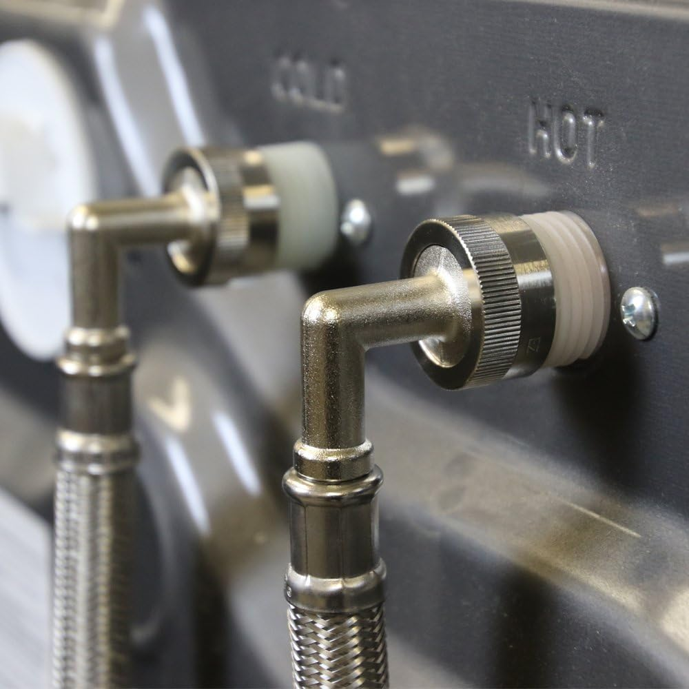 EZ-FLO 48374 Eastman Washing Machine Hose with 90-Degree Elbow, 3/4-Inch X 3/4-Inch image number 5