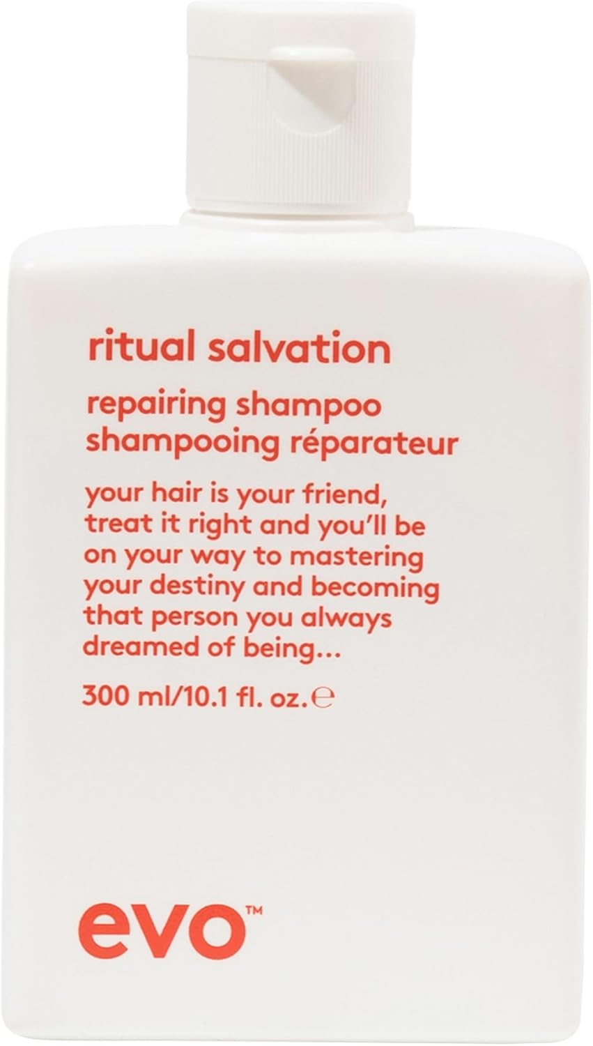 Evo Ritual Salvation Repairing Hair Shampoo & Conditioner - Gently Cleanses, Treats Damaged & Brittle Hair - 300Ml / 10.1Fl.Oz image number 2