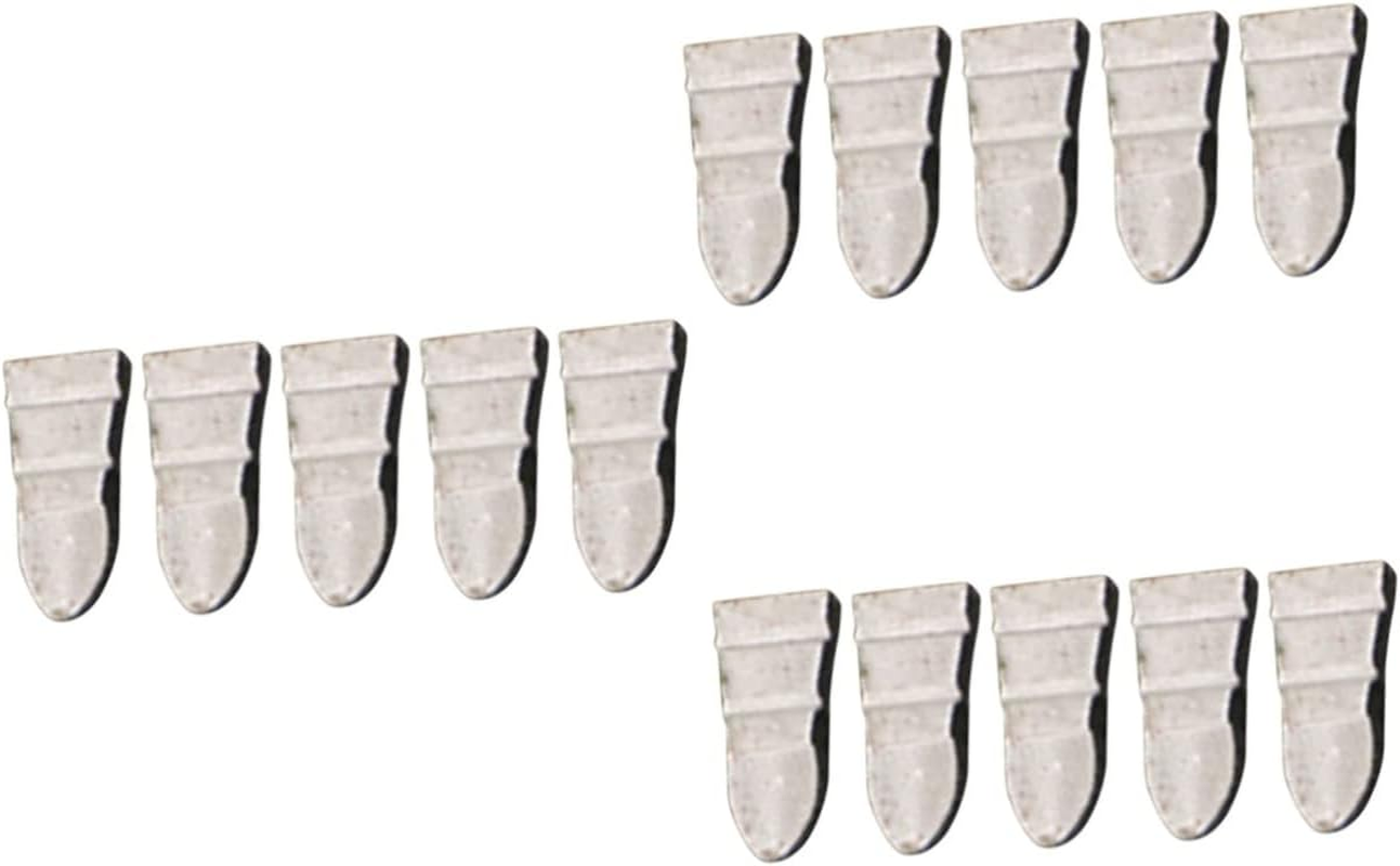 Toddmomy 15Pcs Hammer Handle Wedges Portable Handle Fixers for Compact Hammer Adapter Steel Wedges Connector for Home Supply and Gardening Tools