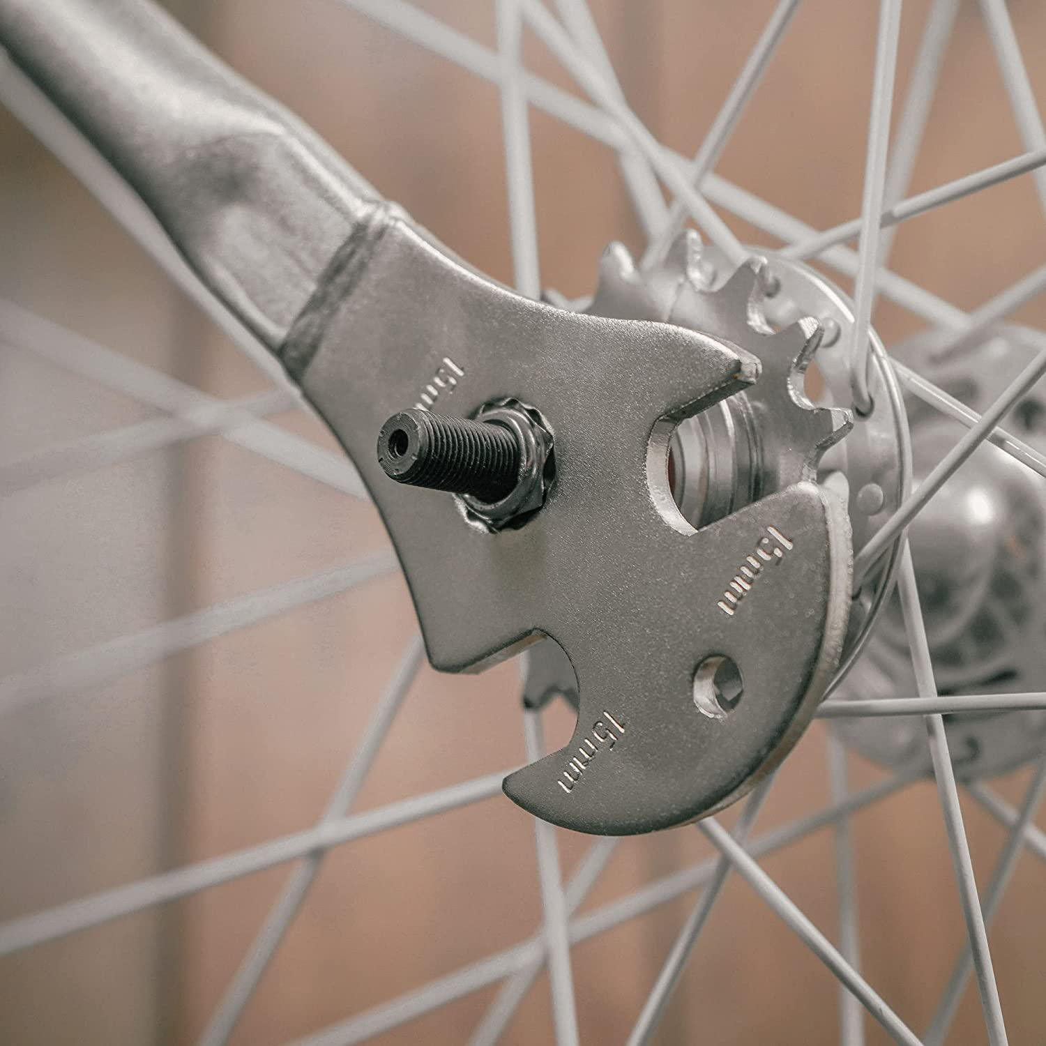 BIKEHAND Bicycle Bike Pedal Wrench Extra Long Handle 350Mm - Great Road Mountain Bike Pedal Removal Tool Spanner - 15Mm image number 3