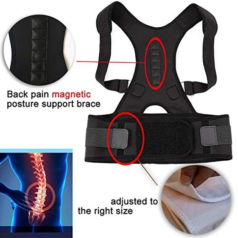Back Brace Back Straightener Posture Corrector, Adjustable and Lightweight Back Support, Scoliosis and Hunchback Correction, Relief Back Pain,Provides Support and Shape for Back image number 2