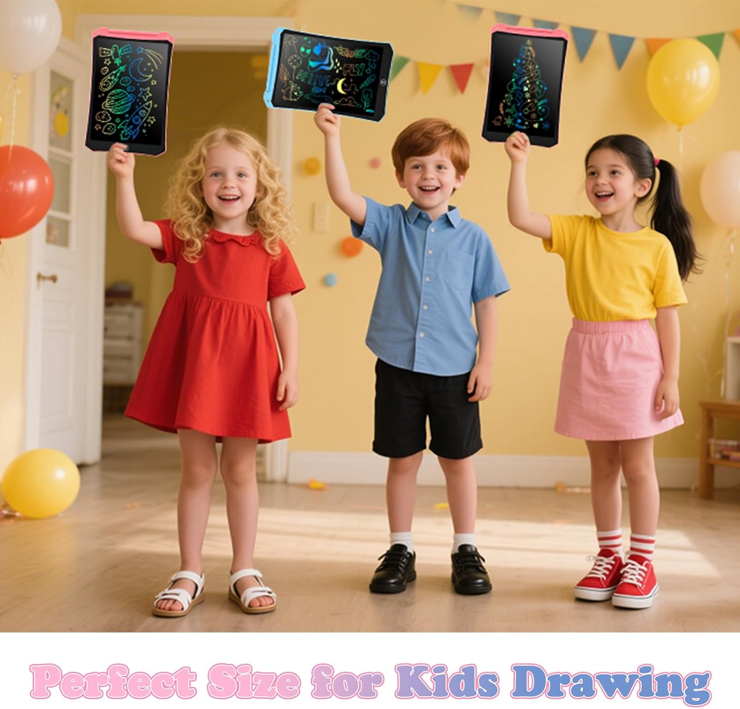 Eoocoo Kids Toys Gifts, Writing Tablet 10 Inch Doodle Board, Mess Free Colouring Book for Toddlers, Party Birthday Gifts, Toddlers Travel Essentials, Toys for Girls Boys 3 4 5 6 7 8 Years image number 2