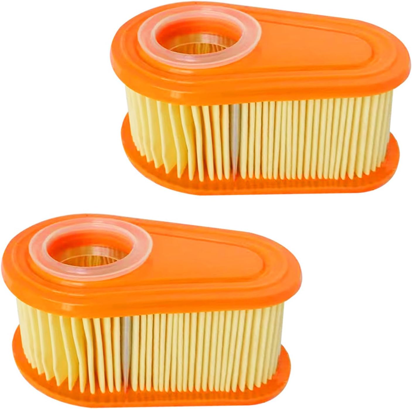2 Pcs Air Filter Cartridge for Lawn Mowers, Engine Filter Replacement Compatible with Briggs and Stratton 005419, 96254, 795066, 792038, 790388 image number 4