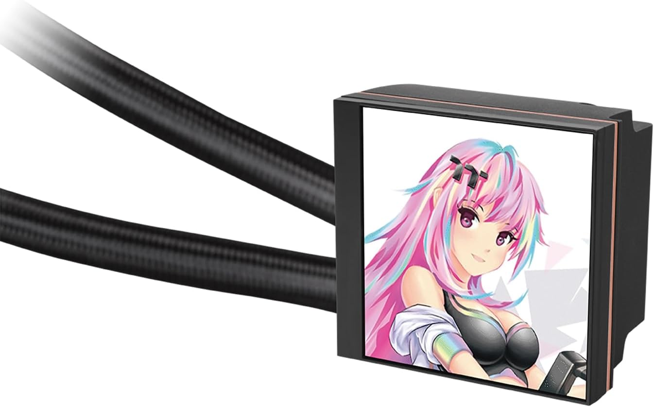 Thermaltake Magfloe 420 Ultra ARGB with 3.95" LCD Display AIO Liquid CPU Cooler, CL-W451-PL14SW-A