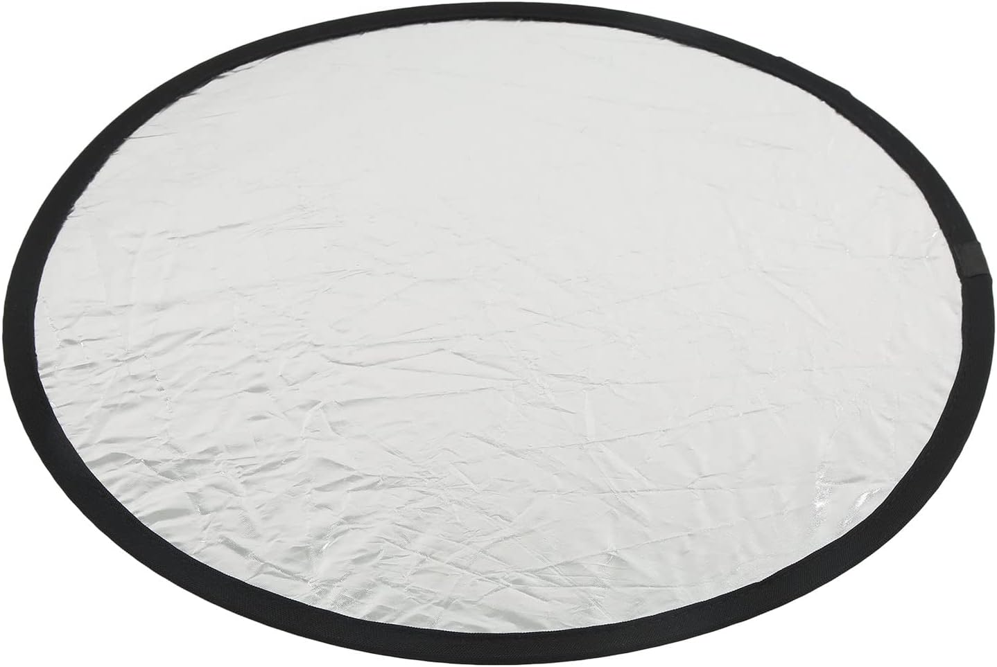 2 in 1 Photography Reflector, Silver Gold 2 in 1 Reflector, Portable Mini Collapsible round Light Reflector with Bag for Studio Photography Lighting (30Cm)