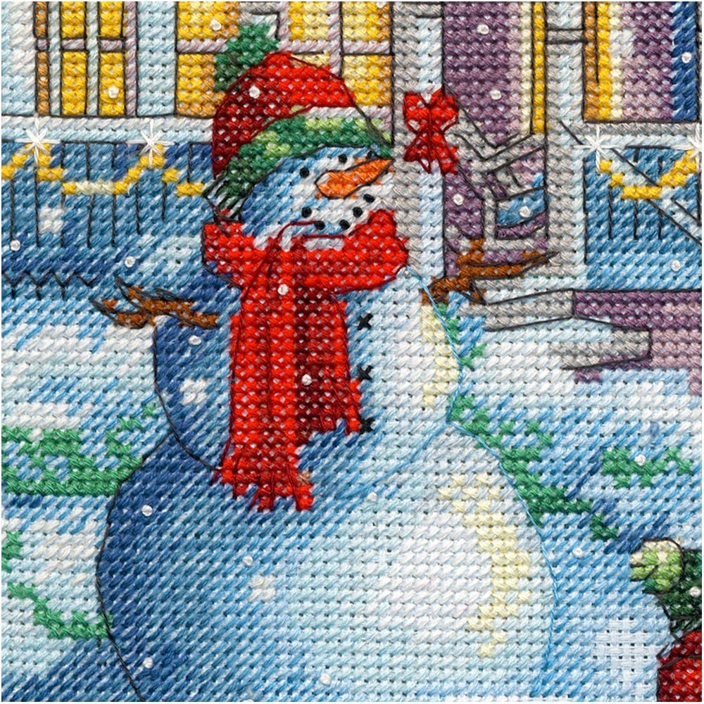 Dimensions Christmas Tradition Counted Cross Stitch Kit, 22.86 Cm X 35.56 Cm