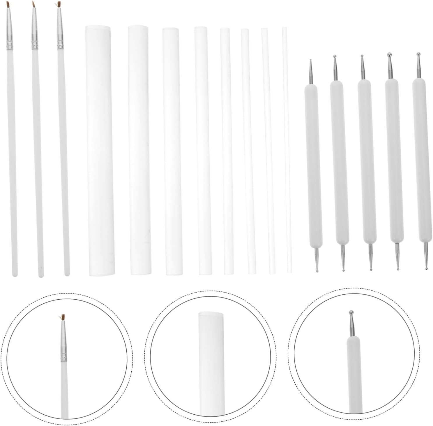 Anneome Mandala Dotting Tools Set 16-Piece Acrylic Painting Pens for Rock Projects and Doodling