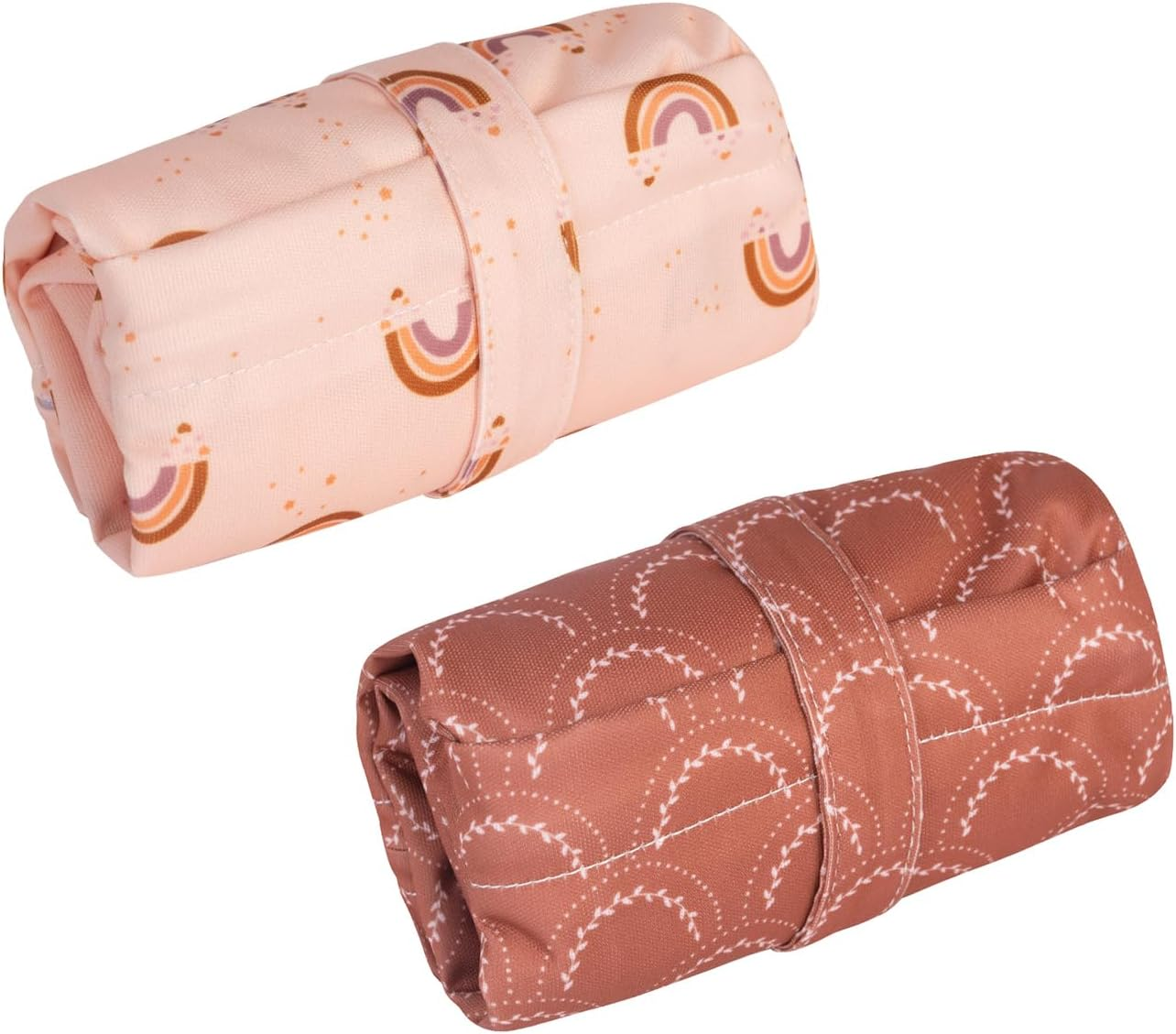 ALVABABY 2Pcs Cloth Diaper Wet Dry Bags Waterproof Reusable with Two Zippered Pockets Travel Beach Pool Daycare Soiled Baby Items Yoga Gym Bag for Swimsuits or Wet Clothes L-YX128129-AU image number 5