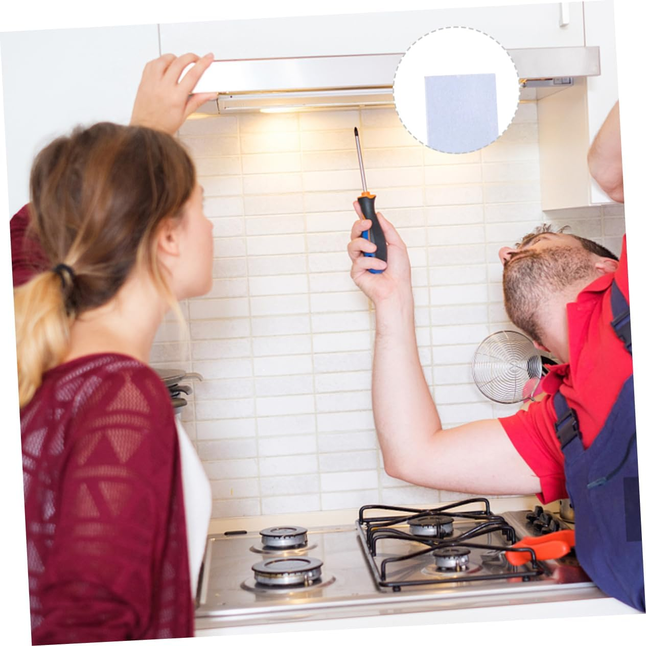 Abaodam 12Pcs Reflective Sticker Strips for Photo Tachometers High Reflectivity Adhesive Tape for Speedometer and Tachometer Compatible with Optical Measurement Devices image number 3