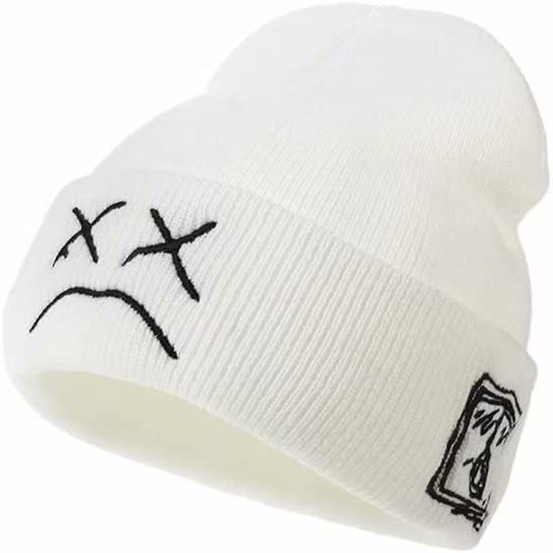 Fashion Autumn Winter Warm Beanie Hats Embroidery Cotton Caps Men Women Knitted Hip Hop Hats