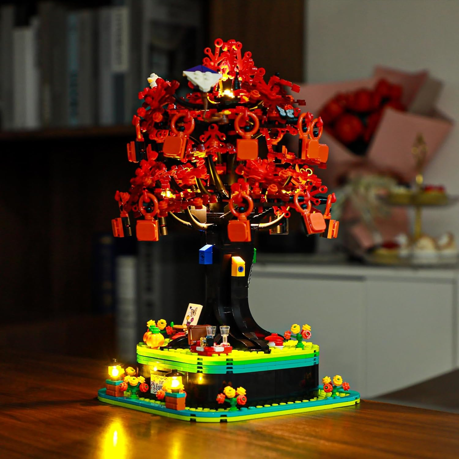 BRIKSMAX LED Light for  Family Tree 21346 - Compatible with  Ideas Building Blocks Model - without  Set image number 2