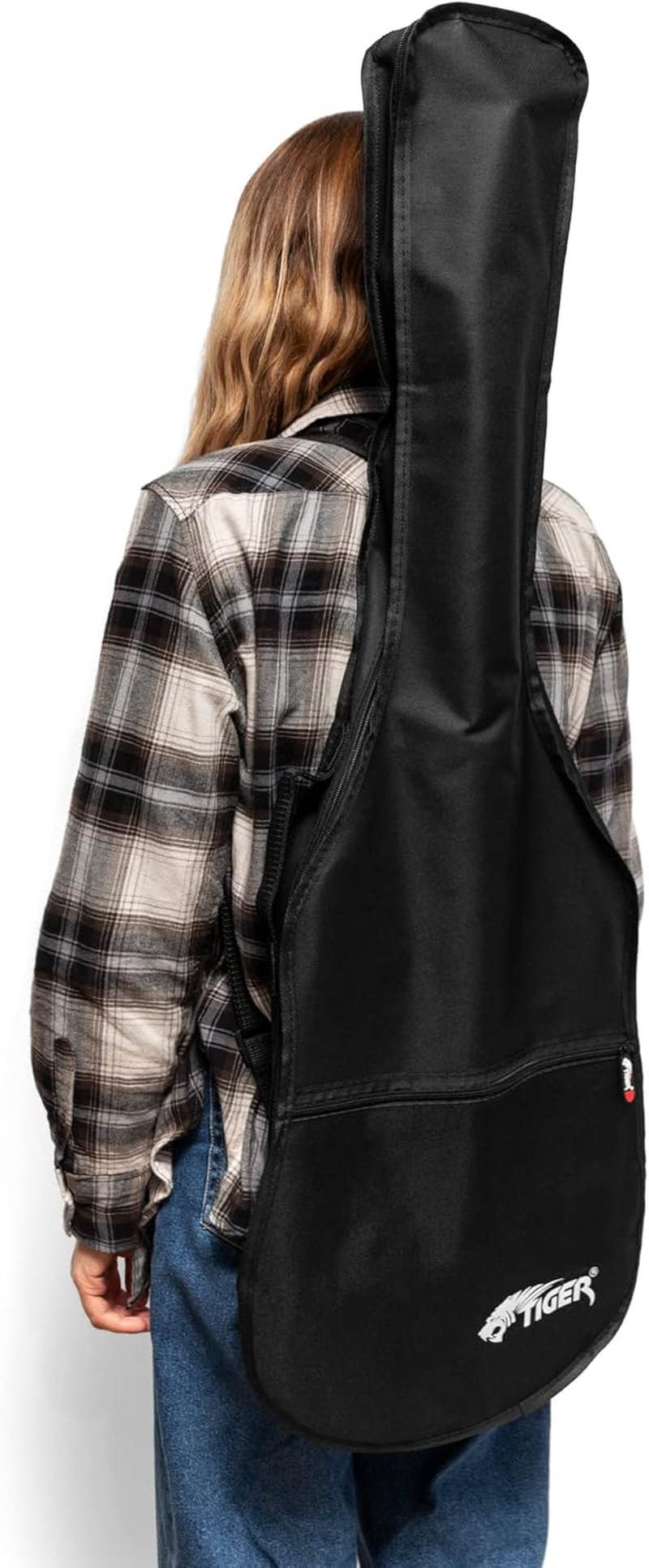 Tiger GGB7-FEL | Full Size Electric Guitar Bag | Cover with Shoulder Strap and Carry Handle | Black image number 5