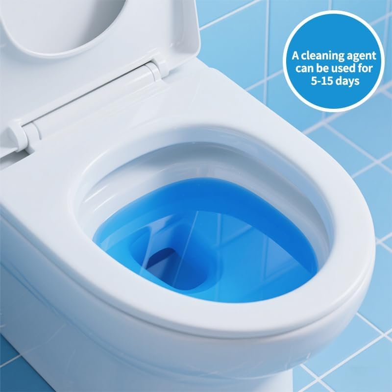 Toilet Bowl Cleaner Tablets, 24 PCS Household Automatic Toilet Tank Cleaners Tablet Deodorizers, Slow-Release Deodorizing & Descaling, Powerful Bathroom Toilet Cleaning Block Tool image number 6