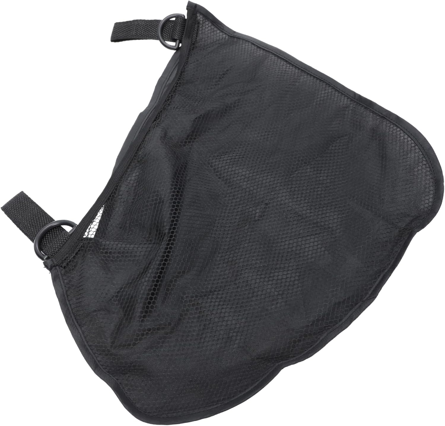 Baby Stroller Diaper Bag Hanging Storage Organizer Mesh Pockets for Toddlers, Portable Stroller Storage Pouch for Diapers and Toys, Black Travel Essential for Outdoor Use image number 5