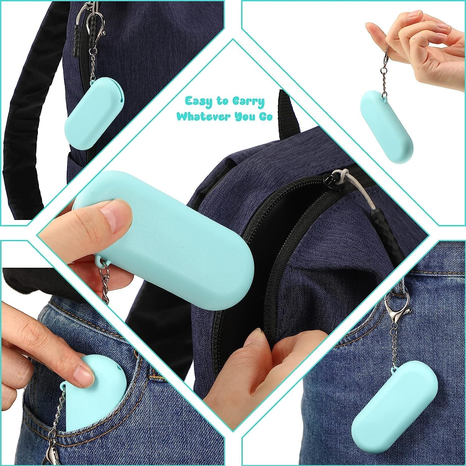 4 Set Reusable Silicone Straws with Case Foldable Portable,Travel Straws with Cleaning Brush for Party Travel Daily Cold or Hot Straws image number 3