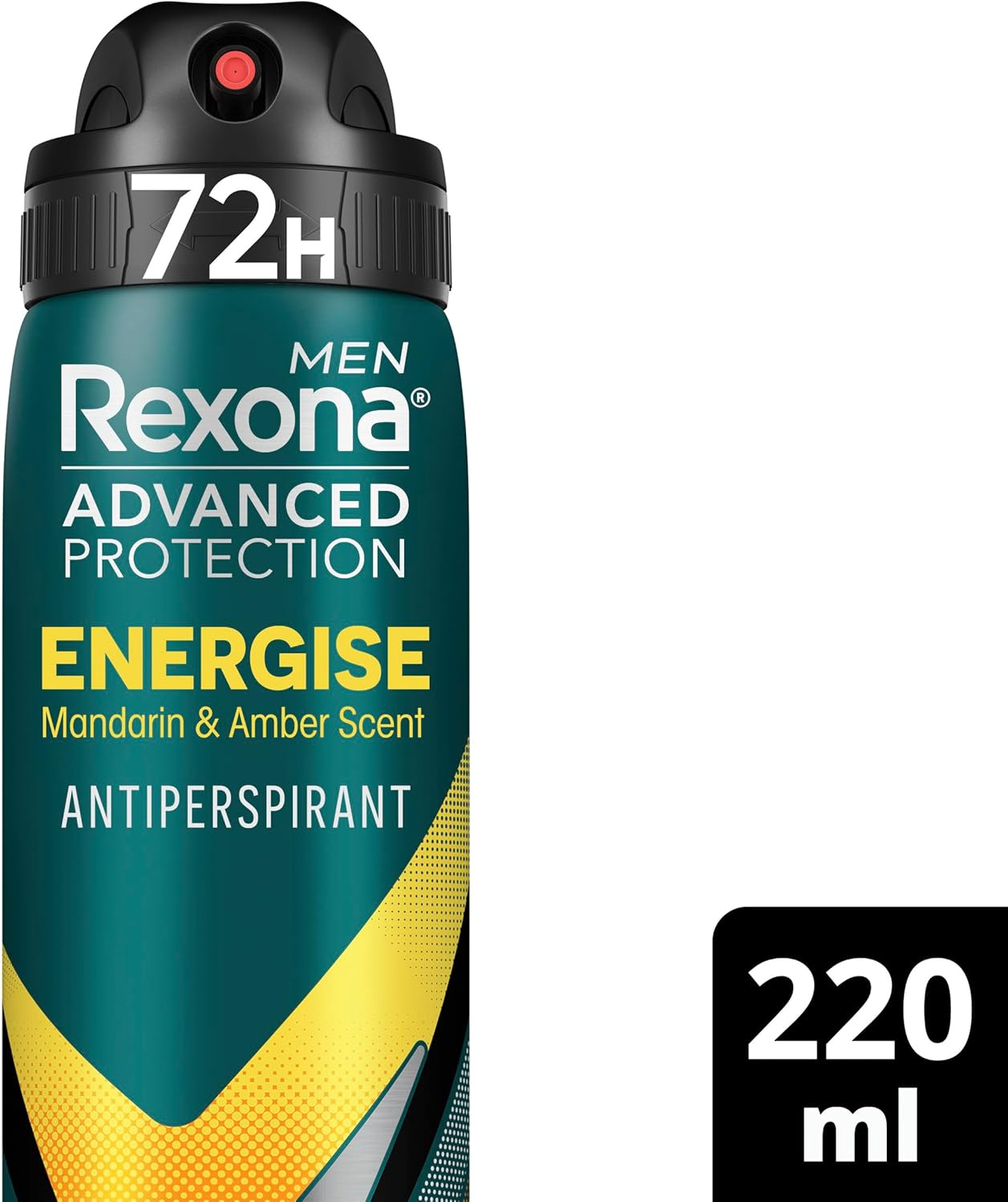 Rexona Men'S Energise Advanced Workout Antiperspirant Aerosol 200 Ml image number 2