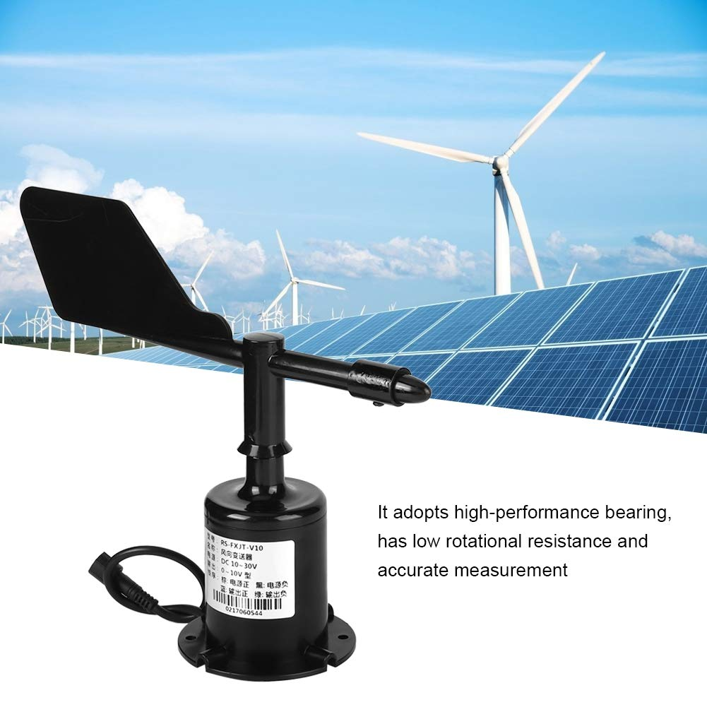 Fdit 0-10V Light-Weight Environmental Output Wind Speed Sensor Wind Direction Measurement with 8 Indication Directions image number 3
