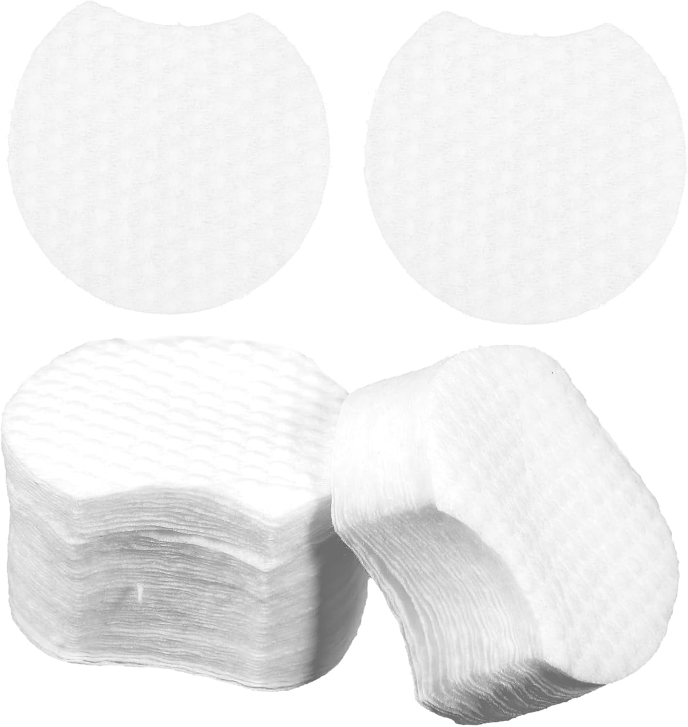 1200Pcs Pearl Pattern Makeup Remover Cotton Cosmetic Pads for Face Organic Cotton Rounds Eye Makeup Pads Lint Wipes Travel Non-Woven Fabric Multipurpose Non-Woven Mat