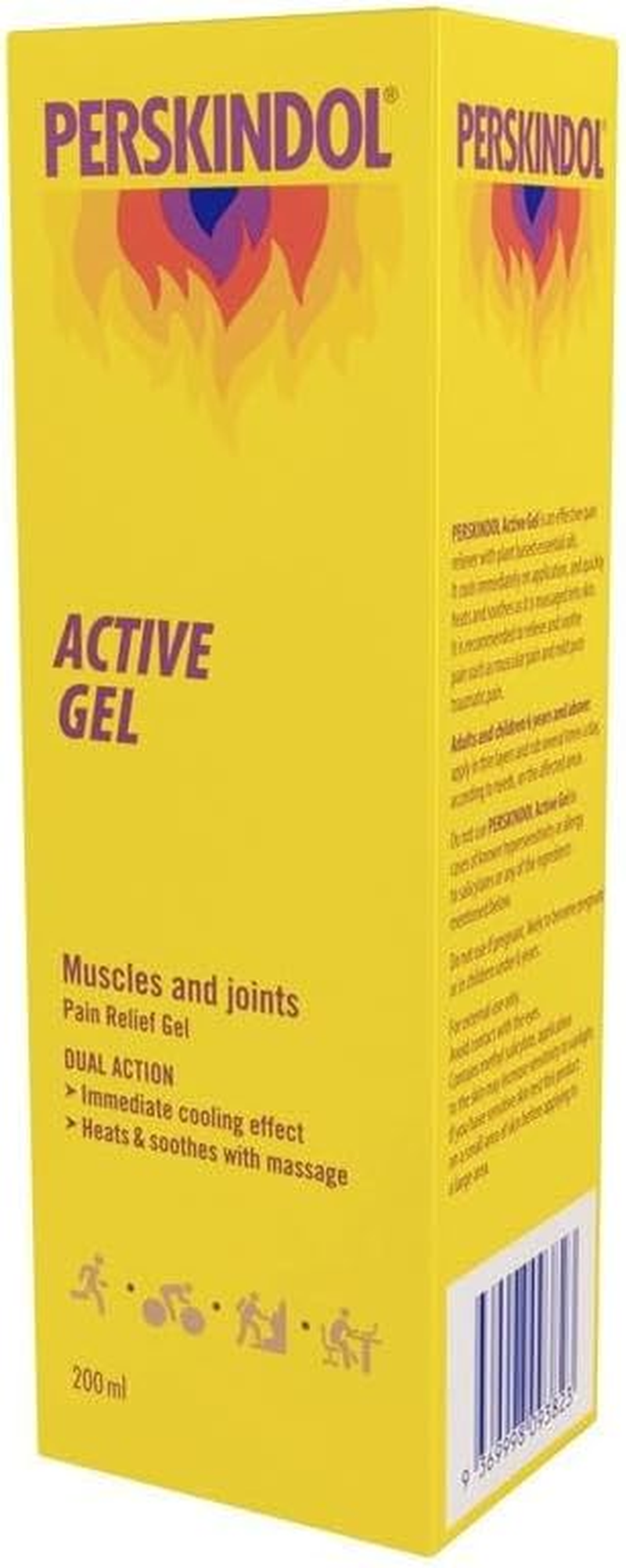 Perskindol Active Pain Relief Gel, 200 Ml - Dual-Action Cooling & Heating Formula for Muscle & Joint Relief &ndash; Ideal for Adults and Children 6+ image number 6