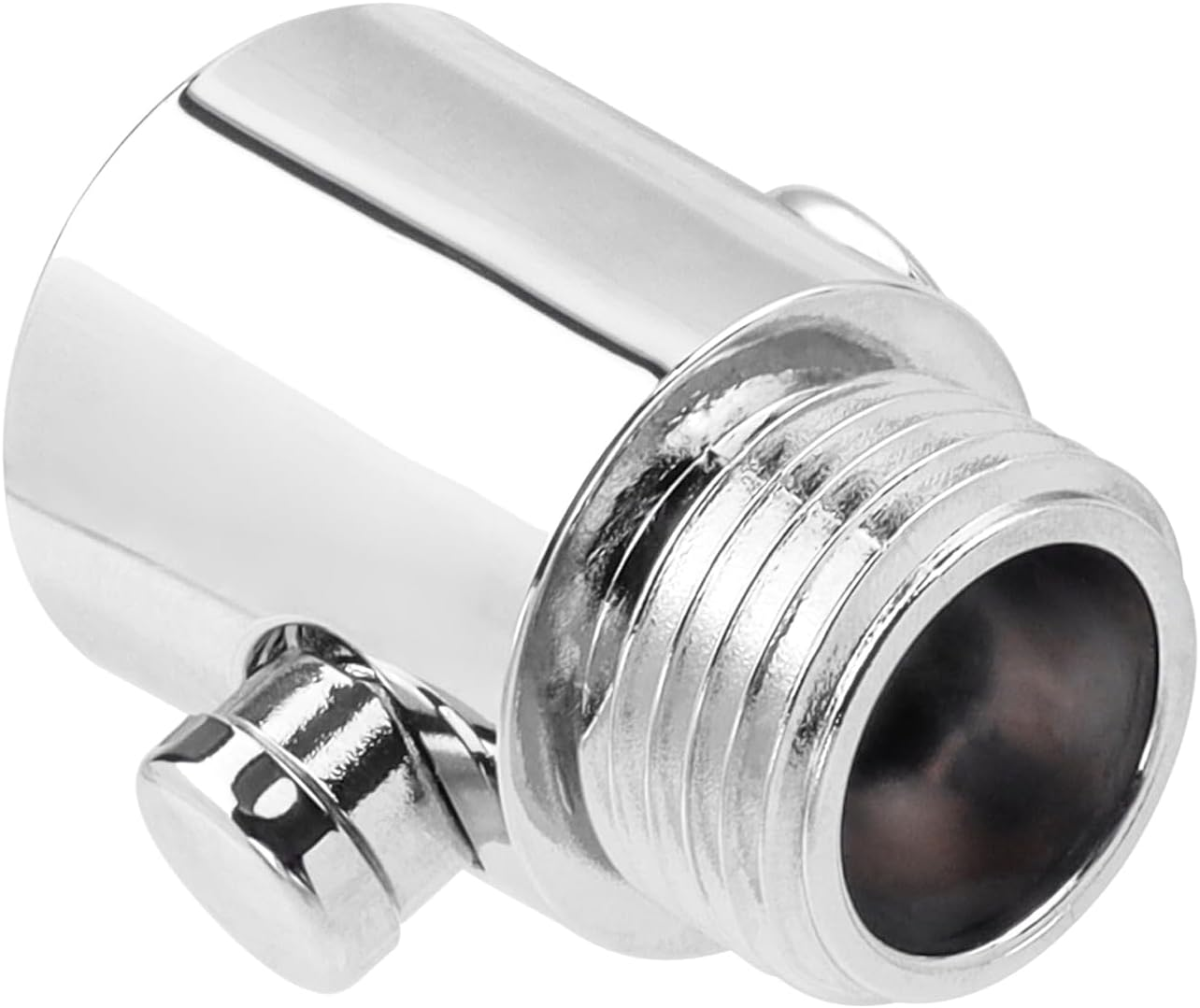 3 Pcs Water Flow Control Valve G1/2" Universal Size Shower Head Shut off Button Type ABS Material Valve for House Shower Arm and Hose image number 1