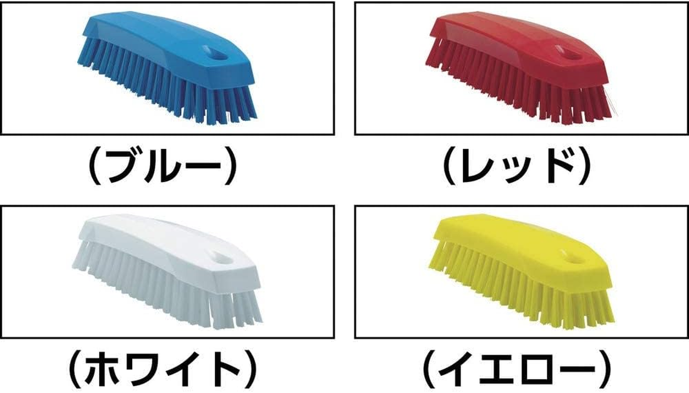 Vikan 35874 Brush,Scrub,Medium,7",Pp/Pbt,Red image number 1