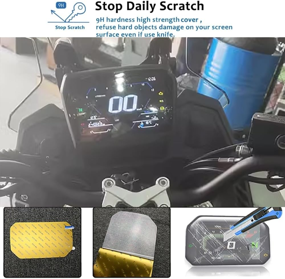 DEMUR for VOGE DS525X DS 525X 525 X DS525 X Motorcycle Accessories Cluster Scratch Protection Film Screen Protector Instrument Film Dashboard Screen Protector image number 1