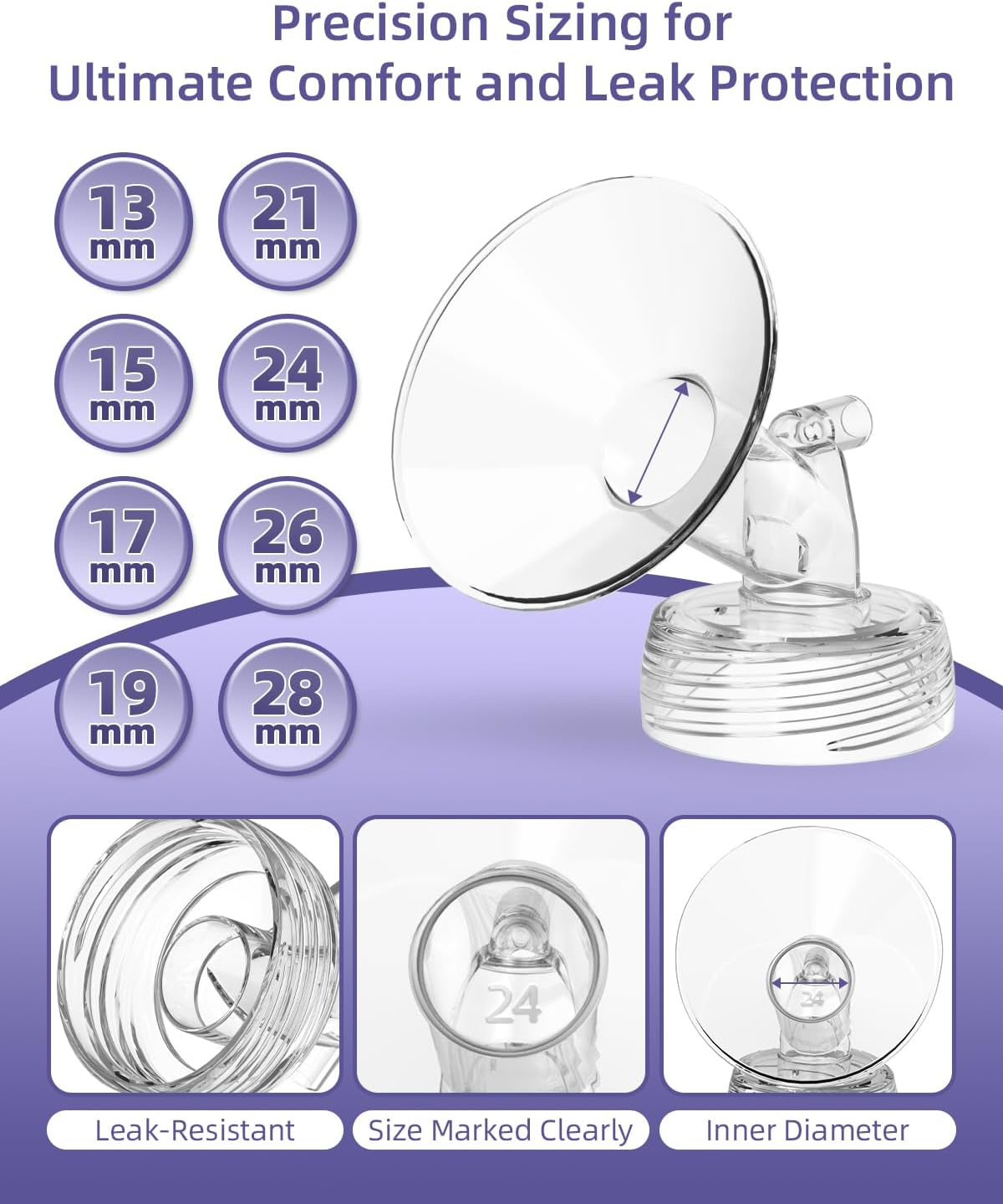 Spectra Replacement Pump Parts Compatible with Spectra S2 S1 Replacement Kit for Pump Parts 19Mm Flange Duckbill Valve Tube Bottle Backflow Protector, Not Original S2 S1 Accessories