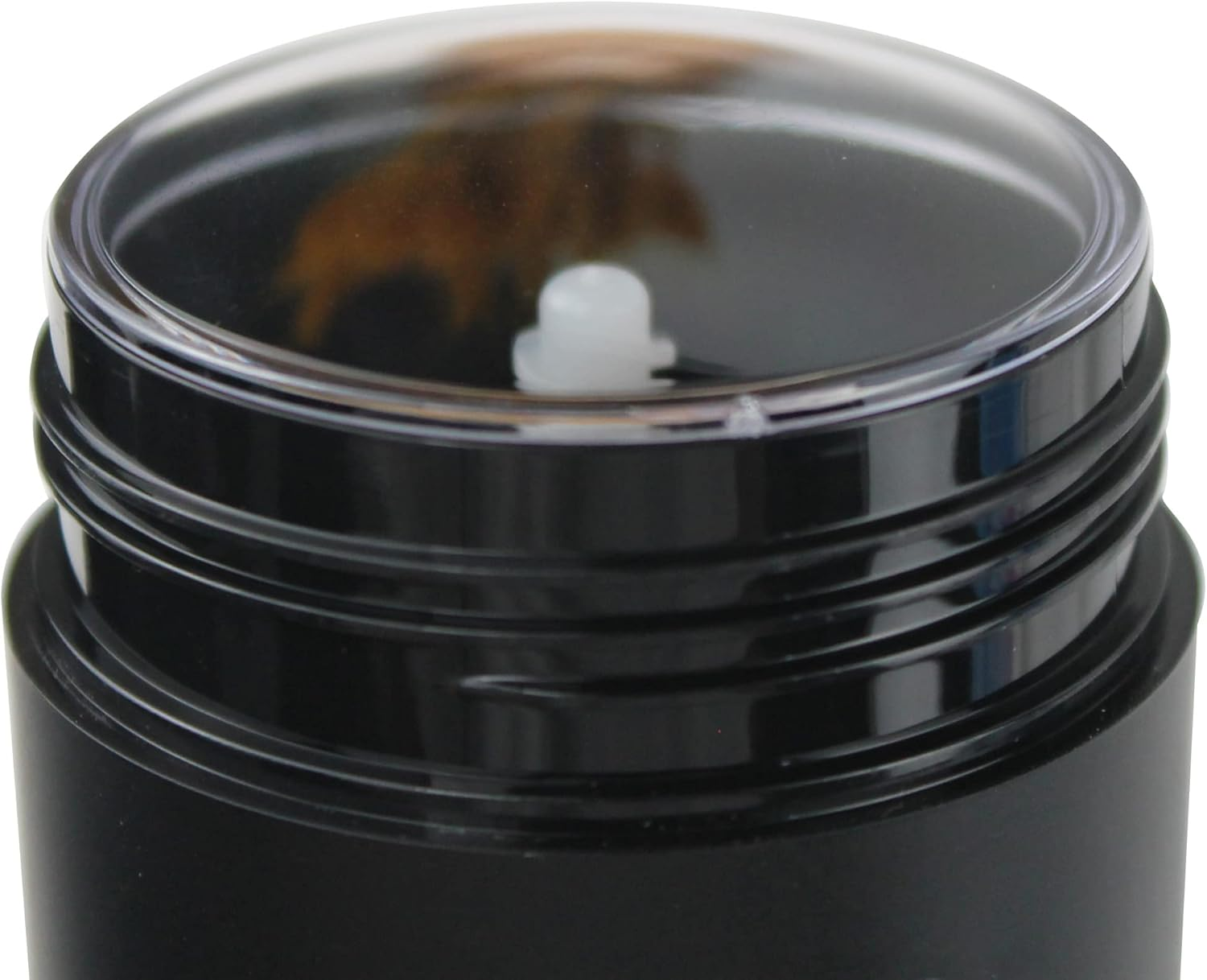 75ML Empty Deodorant Containers Lip Balm Tube DIY Empty Plastic Black Twist-Up Refillable Travel round Deodorant Tubes (6-Pack, Black)