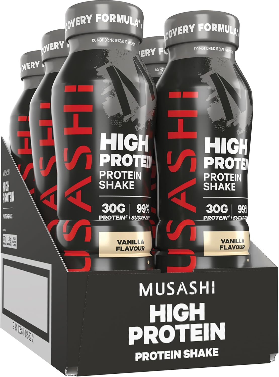 Musashi High Protein Creamy Vanilla Milk Drink, 6 X 375 Milliliters image number 3