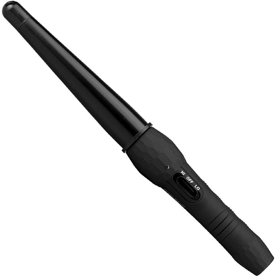 Silver Bullet City Chic Regular Ceramic Conical Curling Iron, Black, 13Mm/ 25Mm