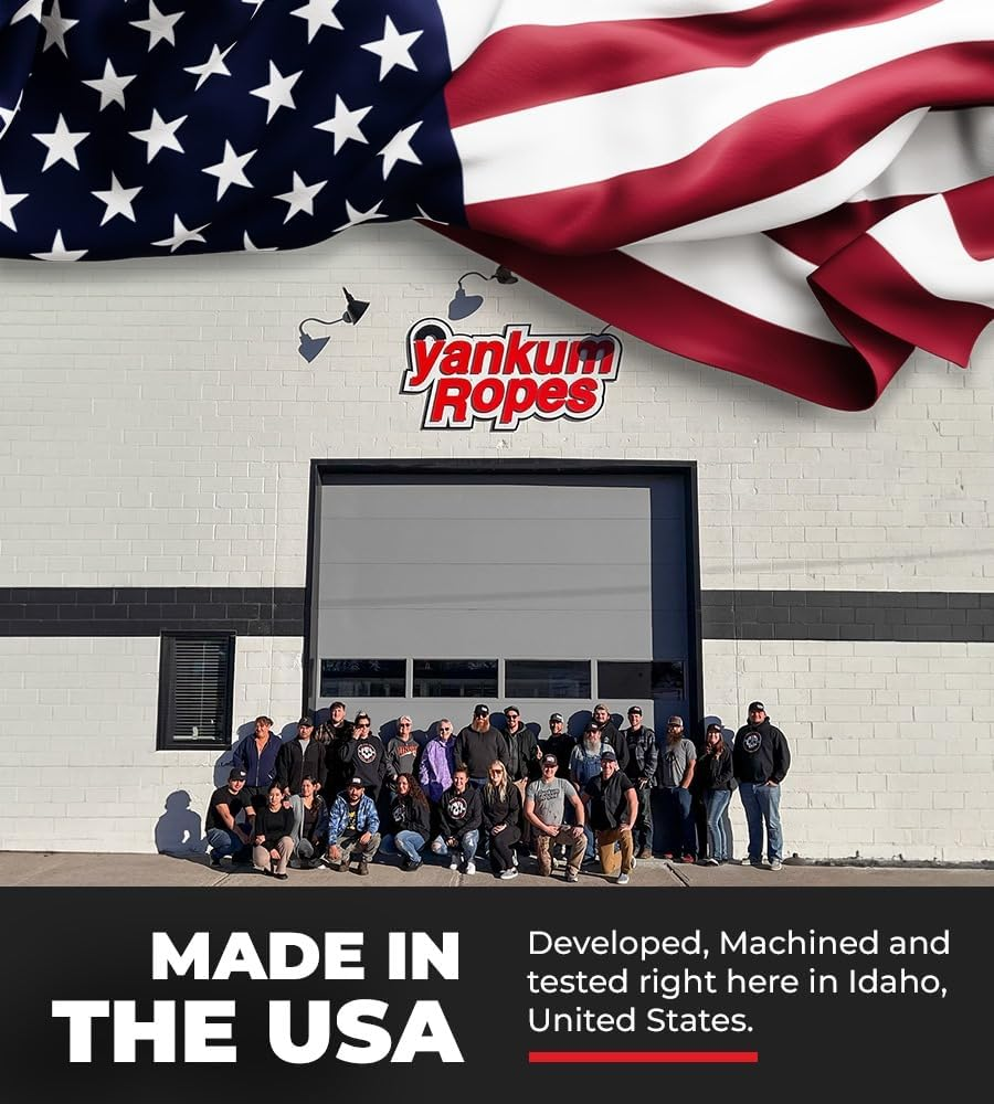 Yankum Ropes Snatch Block Ring, Made in the USA Snatch Block Pulley, Winch Pulley,Winch Snatch Block, off Road Towing Winch Snatch Blocks, ATV Snatch Block, Recovery Snatch Block, Winch Pulley image number 1