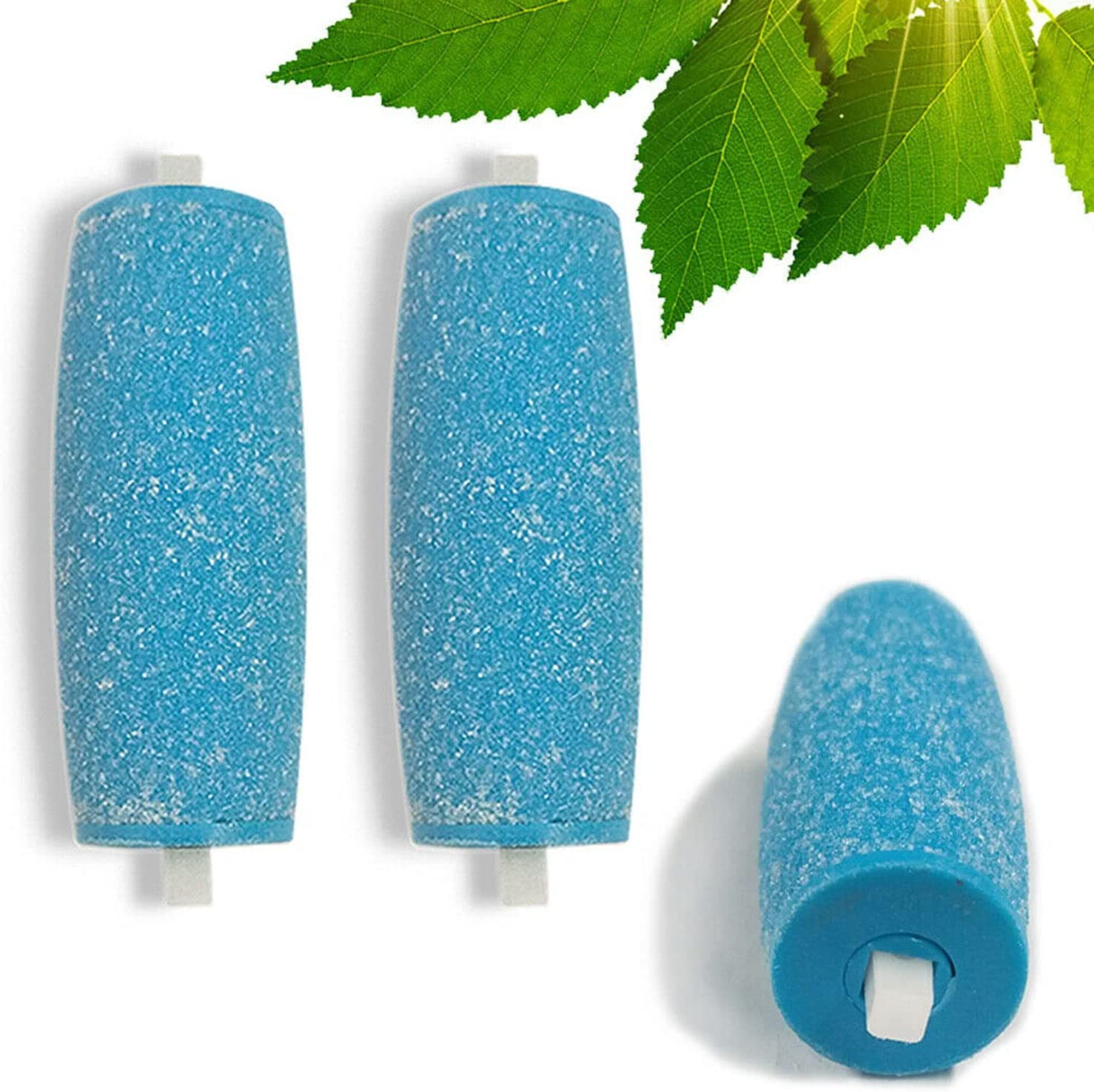 For Scholl Velvet Smooth Express Pedi Foot File Roller Head Refills Foot File Roller Callus Remover (Black)