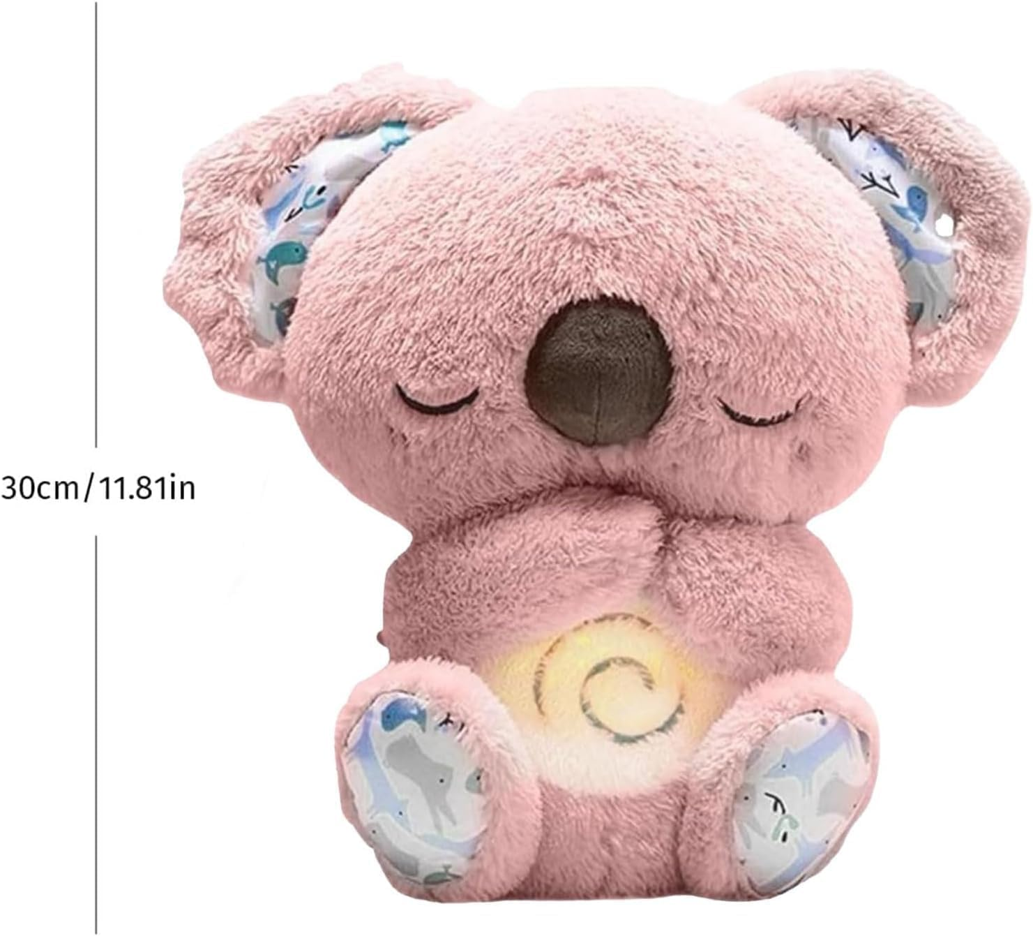 Liuliu Rabbit Relief Koala, Anxietys Relief Koala, Koala Plush Toy, the Relief Koala Breathing, Koala Bear with Rhythmic Breathing Motion and Music, Breathing Koala Sleep Buddy for Kids Adults image number 2
