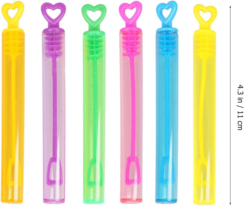 Ifundom 24Pcs Mini Bubble Wands Bubbles Party Favors Outdoor Bubble Blower for Birthday Party Favor Wedding Summer Activity image number 1