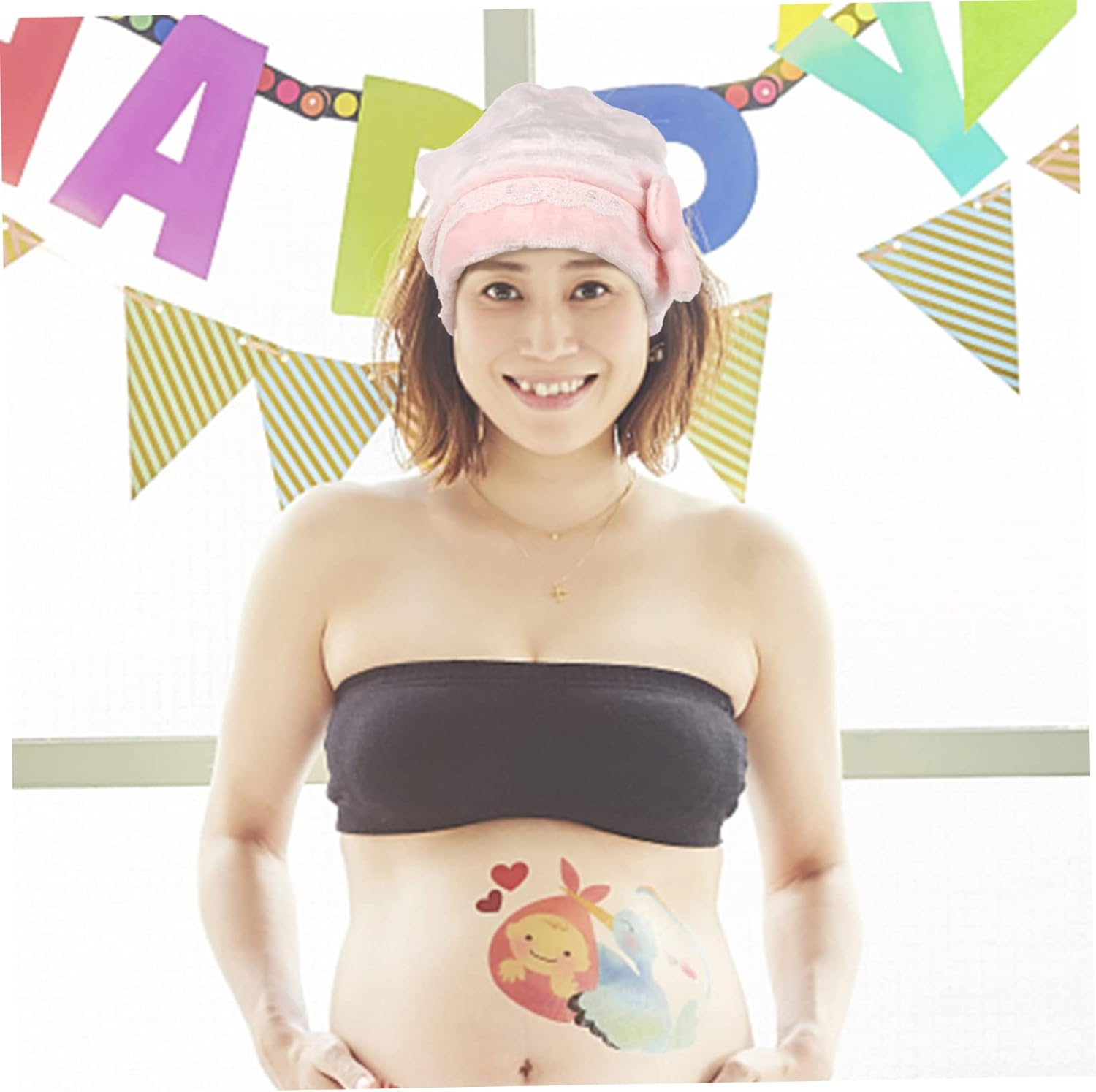 BESPORTBLE Wind Confinement Hats for Postpartum Women Comfortable Sleeping Caps with Ergonomic Design Random Color Random Color image number 2