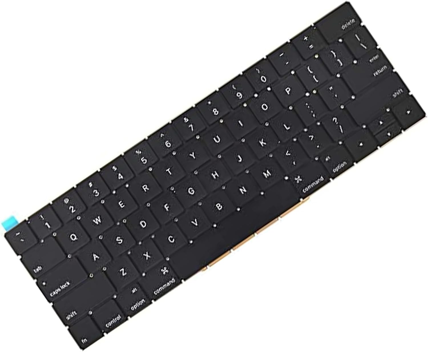 New US Keyboard with Flex Cable + Screw Kit Replacement for Macbook Pro Retina Display (Touch Bar) Late 2016-Mid 2017 13 Inch A1706 15 Inch A1707 EMC 3071 3163 3072 3162 Keyboard US Layout image number 2