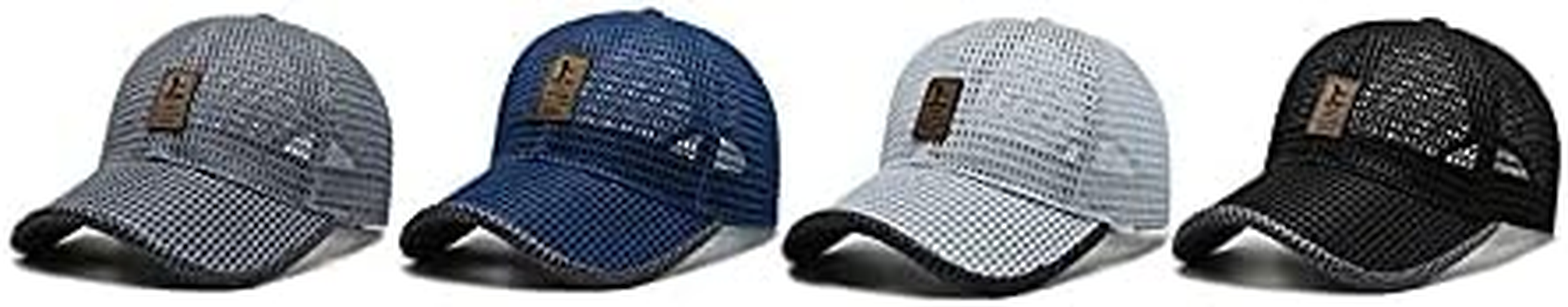 FASHIXD Summer Mesh Baseball Cap for Men Women Trucker Mesh Hat Baseball Hats Outdoor Sports Running Hat - 1-Gray image number 2