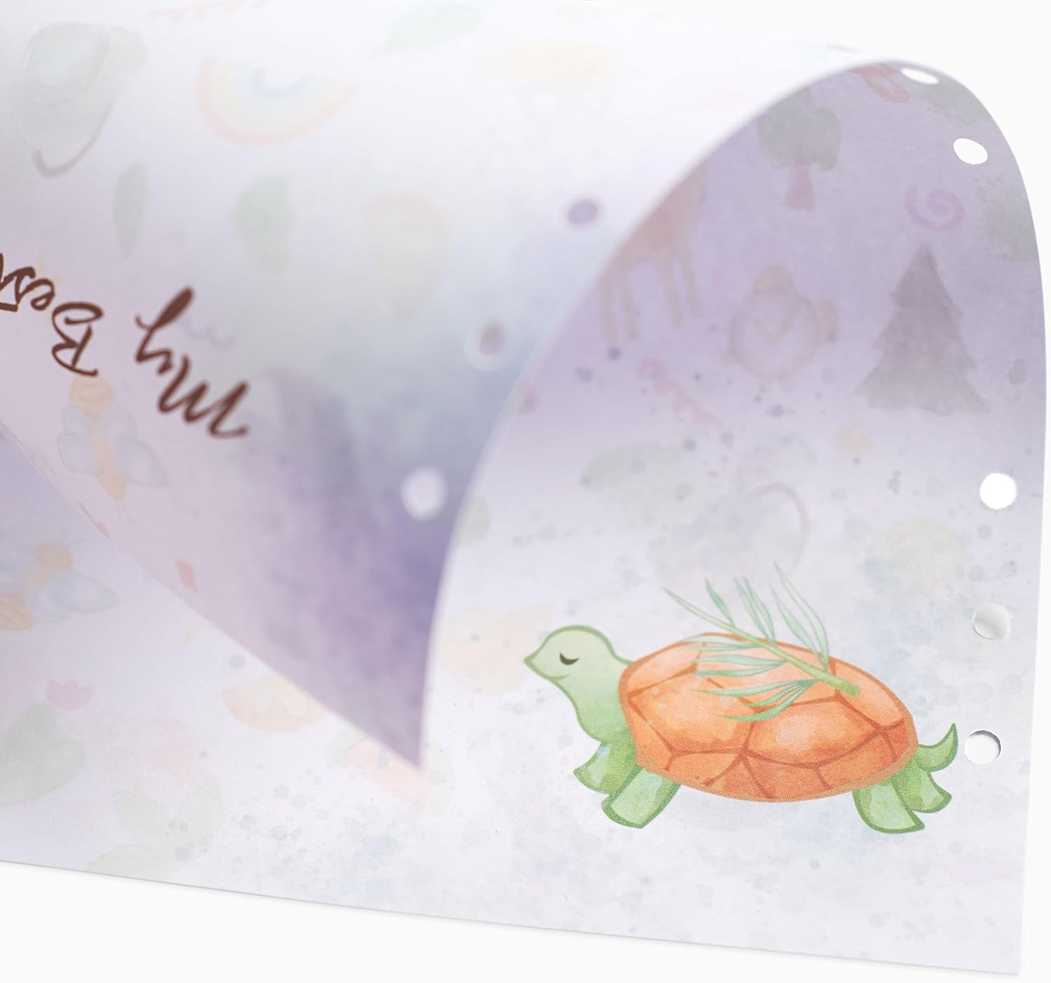 Baby Memory Book Extra Pages for Photos &ndash; Baby Book &ldquo;Choose Joy&rdquo; | 10 Additional Paper Sheets for Loose-Leaf Baby Photo Album Keepsake Journal for Newborn Girls Boys | Refill Paper Set image number 2