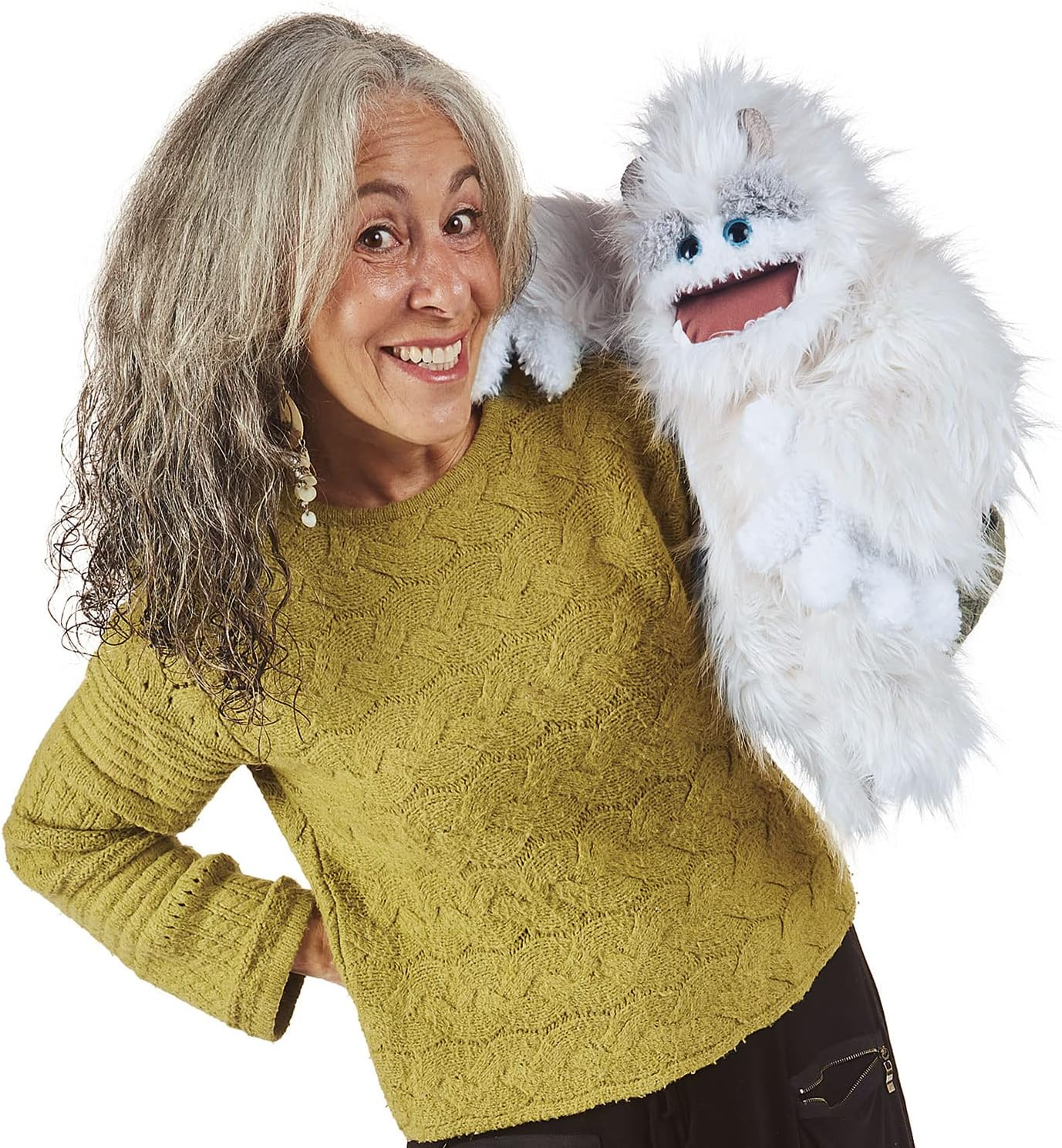 Folkmanis Yeti Hand Puppet, White image number 4
