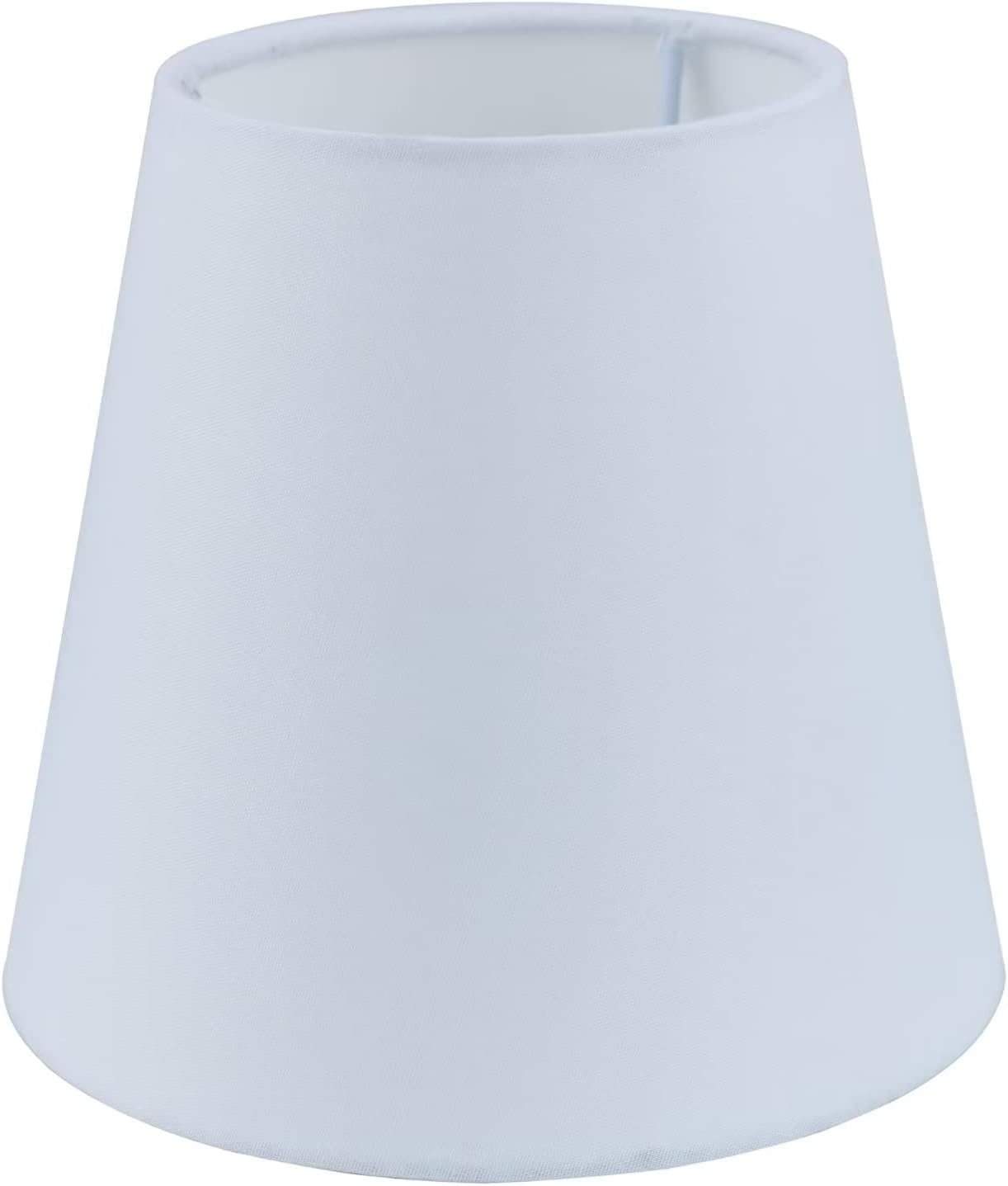 Sinta Fabric Lampshade &Oslash;5.5/14Cm Small Light Shade for E14/E27 Chandelier, Upright Wall Lamp, Table Lamp, Candle Light, White
