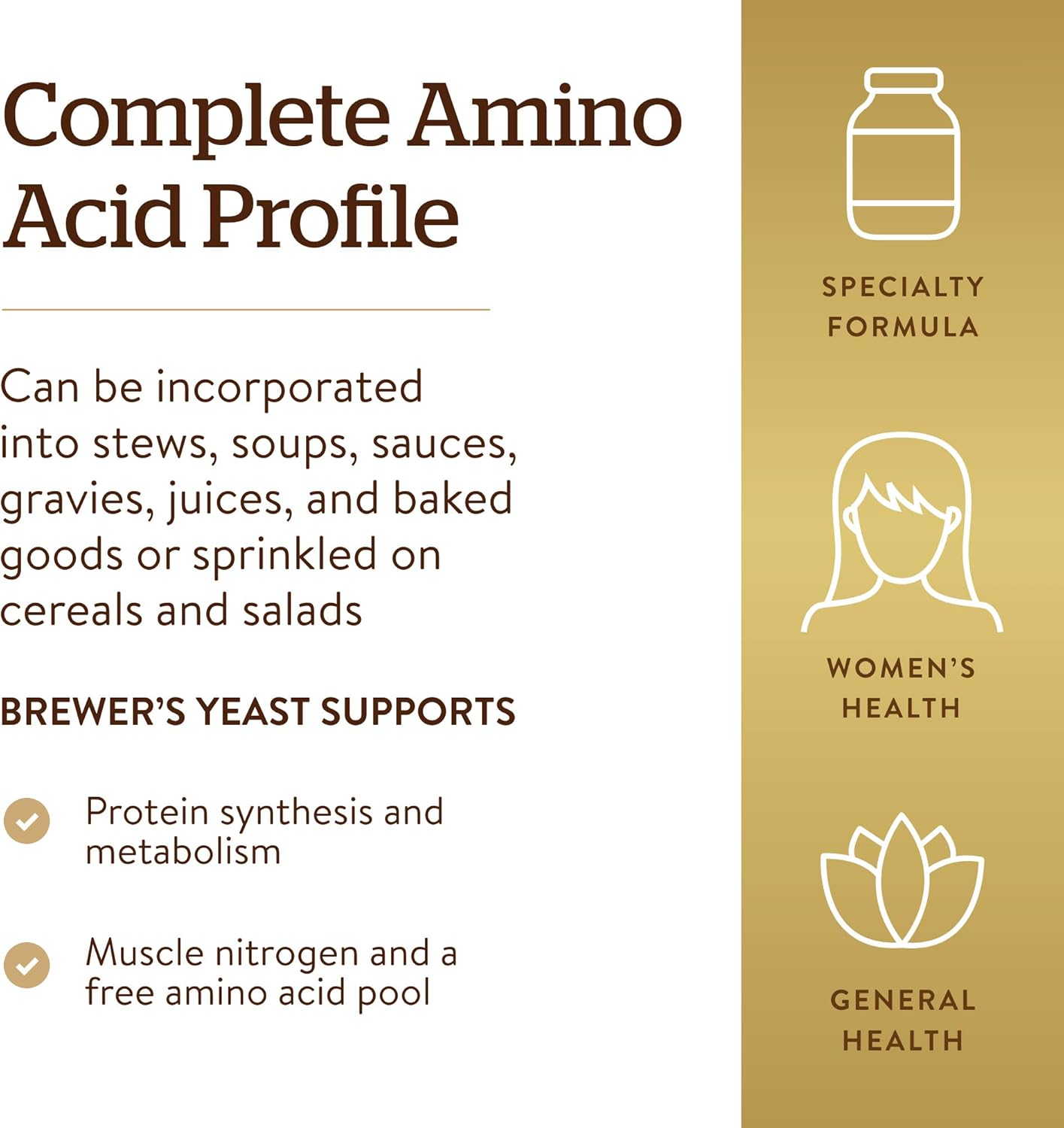 Solgar Brewer'S Yeast Powder 14 Oz image number 3